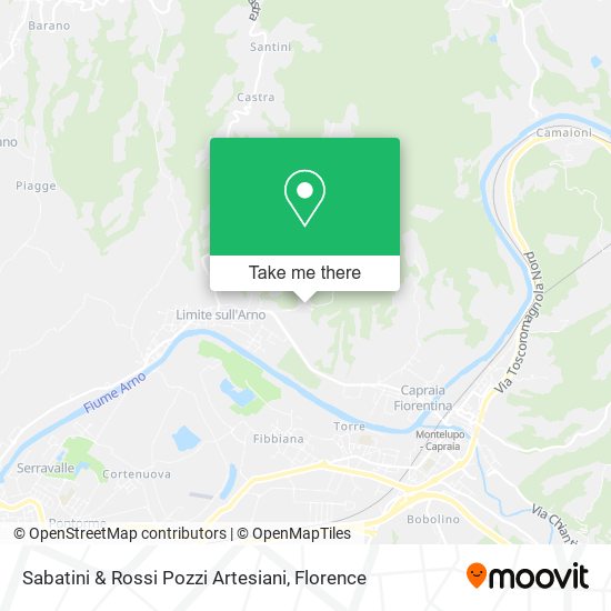 Sabatini & Rossi Pozzi Artesiani map