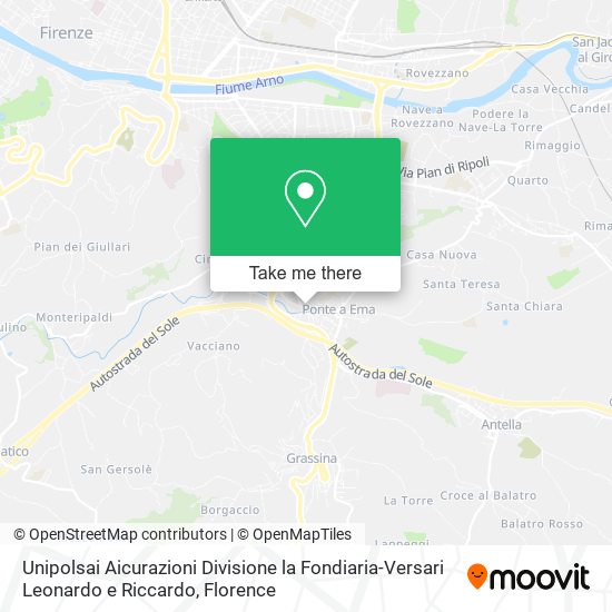 Unipolsai Aicurazioni Divisione la Fondiaria-Versari Leonardo e Riccardo map