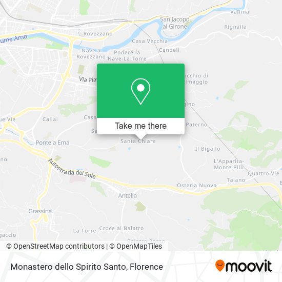 Monastero dello Spirito Santo map