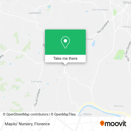 Mapilu' Nursery map