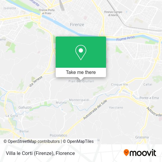 Villa le Corti (Firenze) map