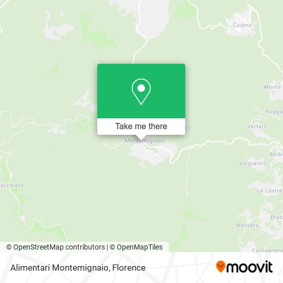 Alimentari Montemignaio map