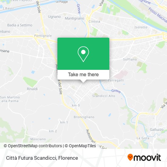 Città Futura Scandicci map