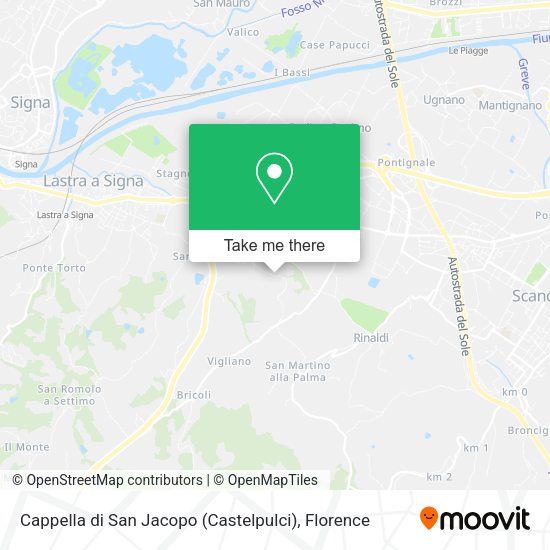 Cappella di San Jacopo (Castelpulci) map