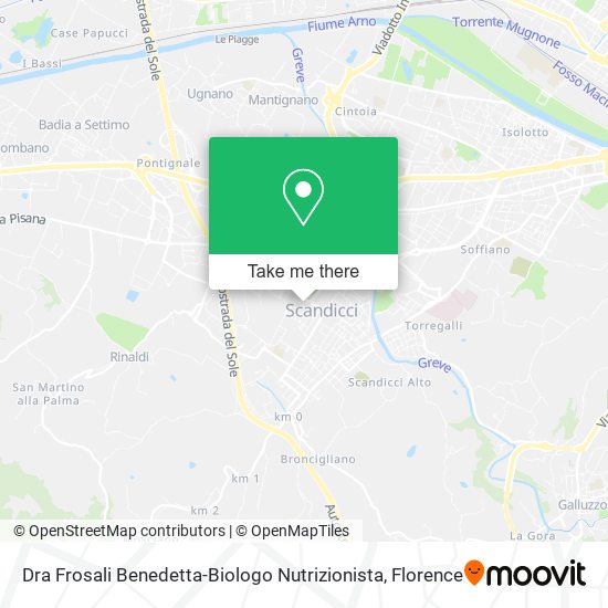 Dra Frosali Benedetta-Biologo Nutrizionista map
