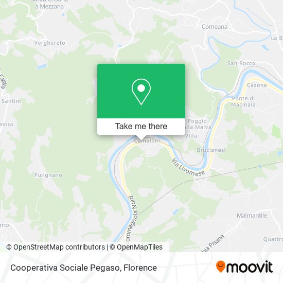 Cooperativa Sociale Pegaso map