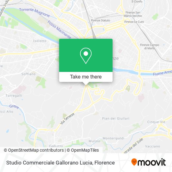 Studio Commerciale Gallorano Lucia map