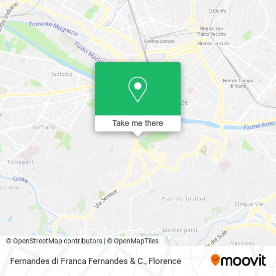 Fernandes di Franca Fernandes & C. map