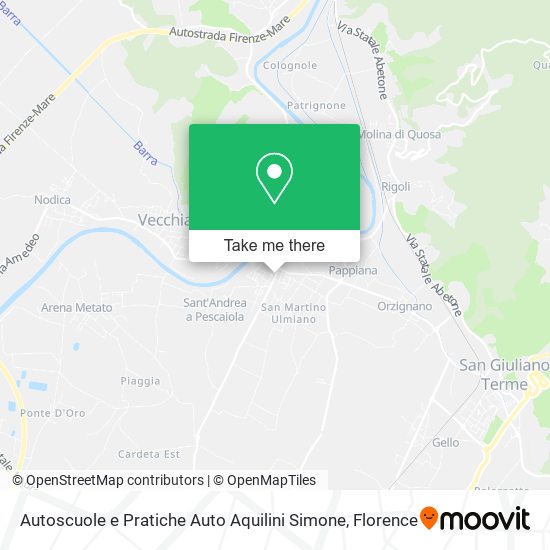 Autoscuole e Pratiche Auto Aquilini Simone map