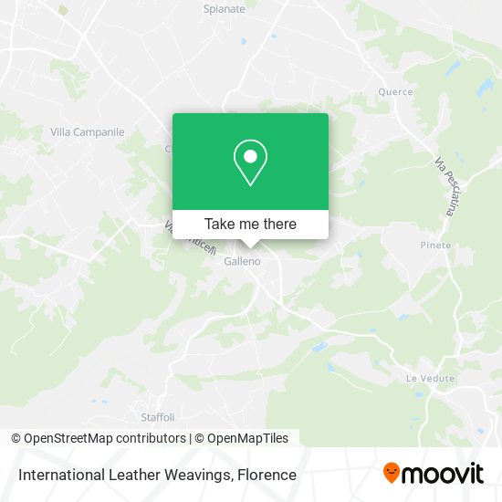 International Leather Weavings map