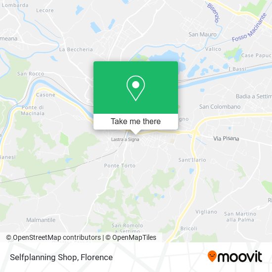 Selfplanning Shop map