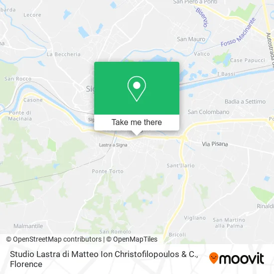 Studio Lastra di Matteo Ion Christofilopoulos & C. map