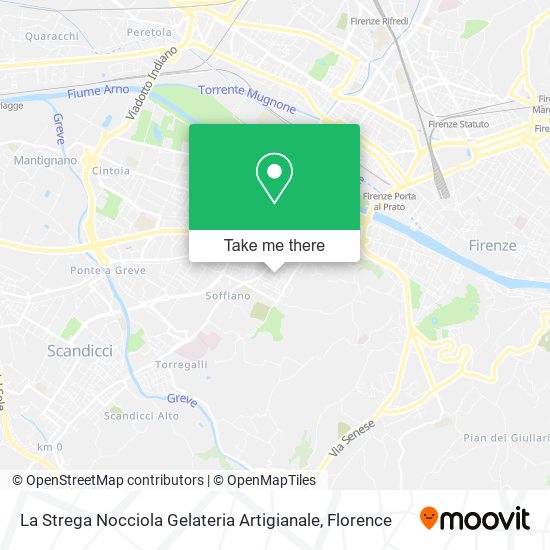 La Strega Nocciola Gelateria Artigianale map