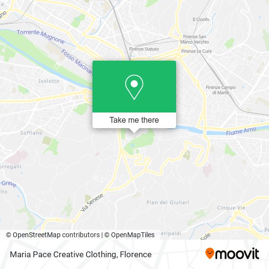 Maria Pace Creative Clothing map