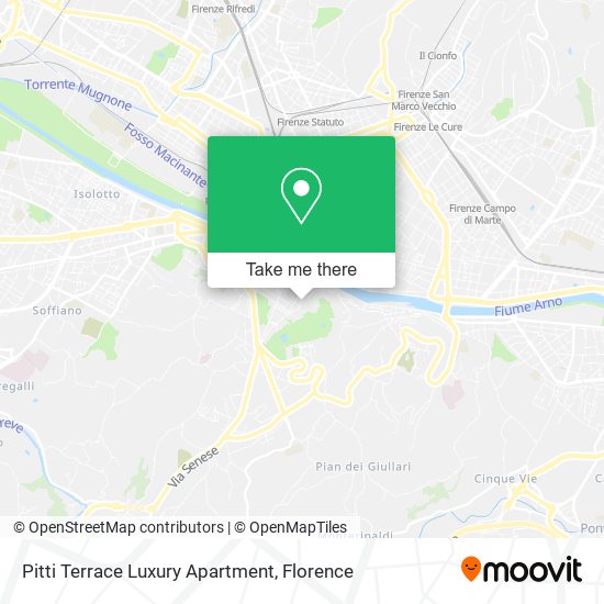 Pitti Terrace Luxury Apartment map