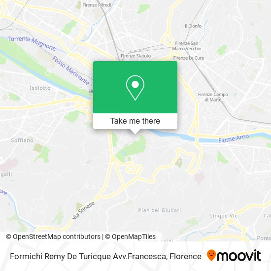 Formichi Remy De Turicque Avv.Francesca map