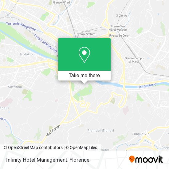 Infinity Hotel Management map