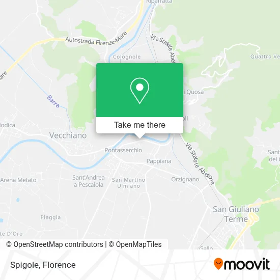 Spigole map