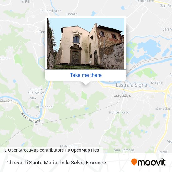 Chiesa di Santa Maria delle Selve map