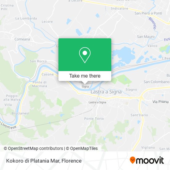 Kokoro di Platania Mar map