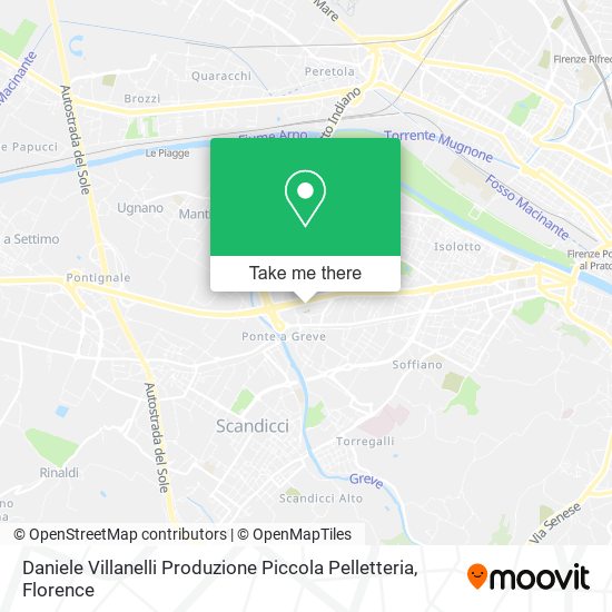 Daniele Villanelli Produzione Piccola Pelletteria map