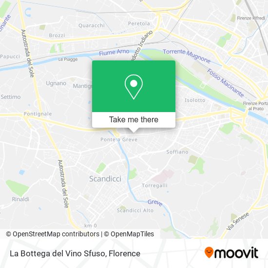 La Bottega del Vino Sfuso map