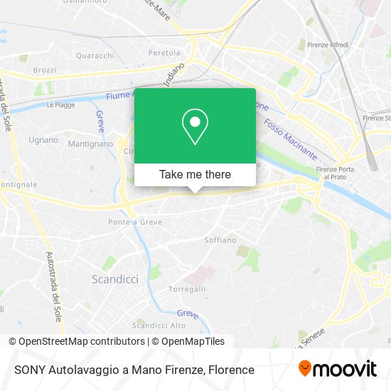SONY Autolavaggio a Mano Firenze map