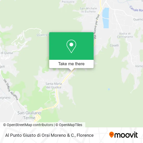 Al Punto Giusto di Orsi Moreno & C. map