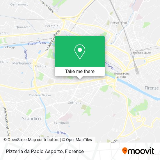 Pizzeria da Paolo Asporto map