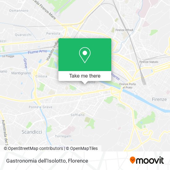 Gastronomia dell'Isolotto map