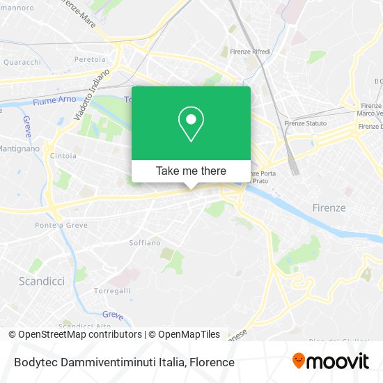 Bodytec Dammiventiminuti Italia map