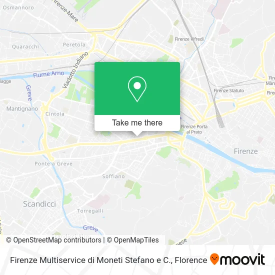 Firenze Multiservice di Moneti Stefano e C. map