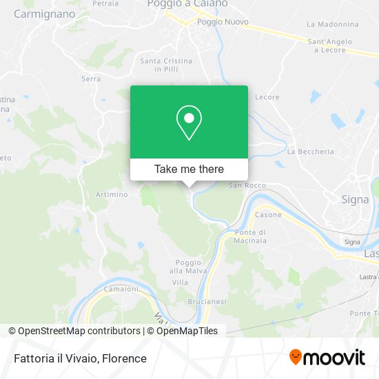 Fattoria il Vivaio map