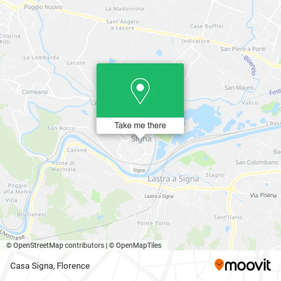 Casa Signa map