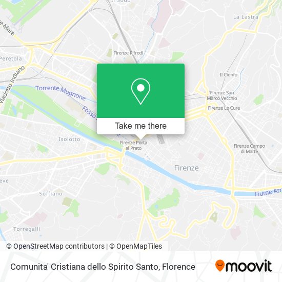 Comunita' Cristiana dello Spirito Santo map