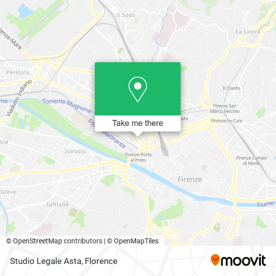 Studio Legale Asta map