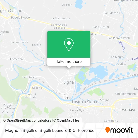 Magnolfi Bigalli di Bigalli Leandro & C. map