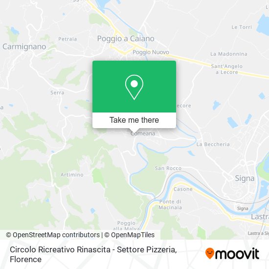 Circolo Ricreativo Rinascita - Settore Pizzeria map