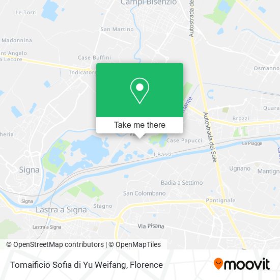 Tomaificio Sofia di Yu Weifang map