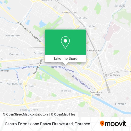 Centro Formazione Danza Firenze Asd map
