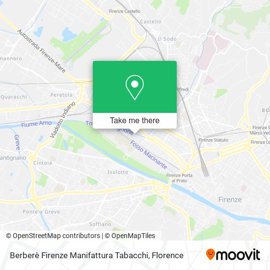 Berberè Firenze Manifattura Tabacchi map