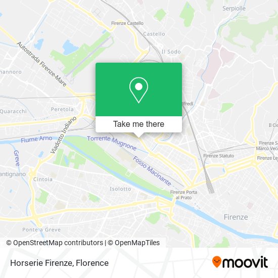 Horserie Firenze map
