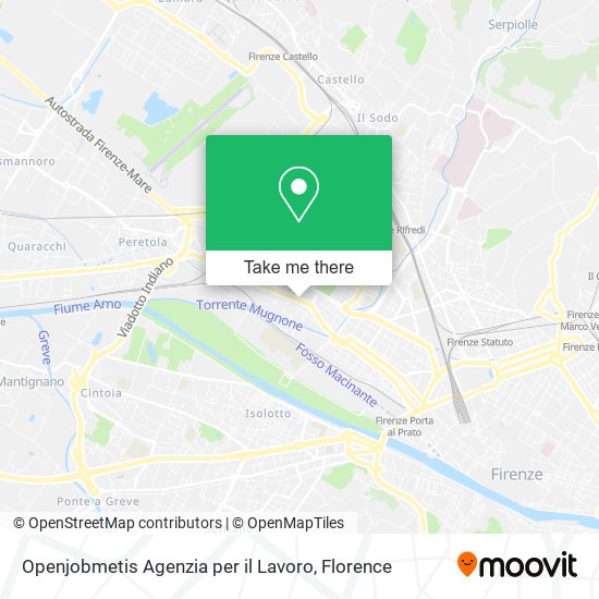 Openjobmetis Agenzia per il Lavoro map