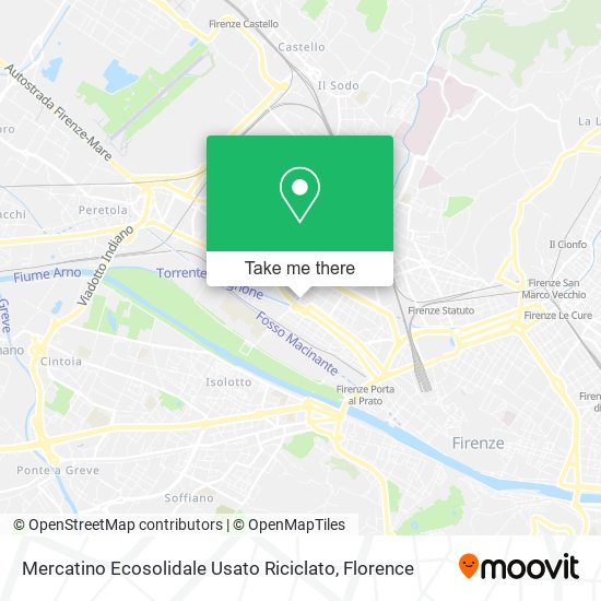 Mercatino Ecosolidale Usato Riciclato map