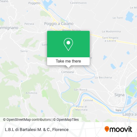 L.B.L di Bartalesi M. & C. map