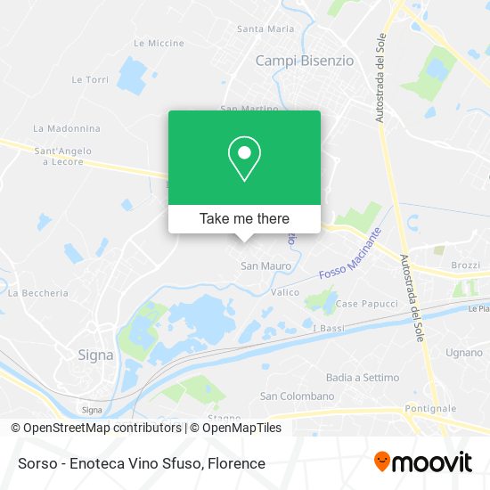Sorso - Enoteca Vino Sfuso map