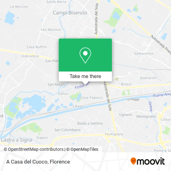A Casa del Cuoco map