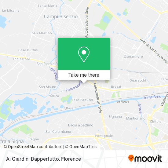 Ai Giardini Dappertutto map