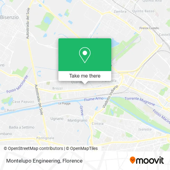Montelupo Engineering map