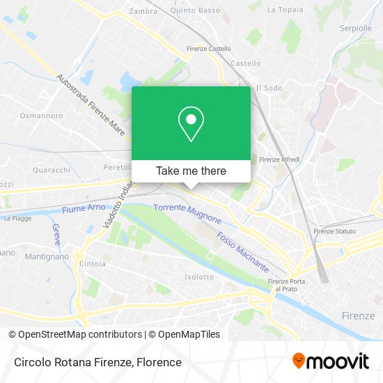 Circolo Rotana Firenze map
